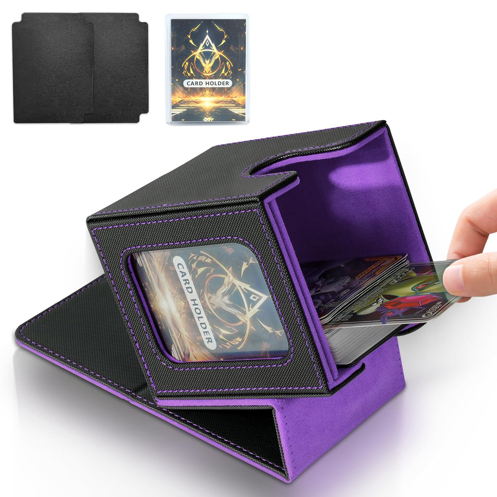Jaffzora MTG Commander Magnetic Card Case - Holds 100 Double-Sleeved